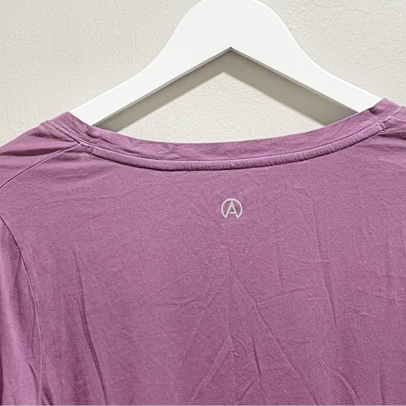 ASKYA LORD & TAYLOR Women’s Purple Scoop Neck Long Sleeve Tee Size Small - Picture 3 of 9